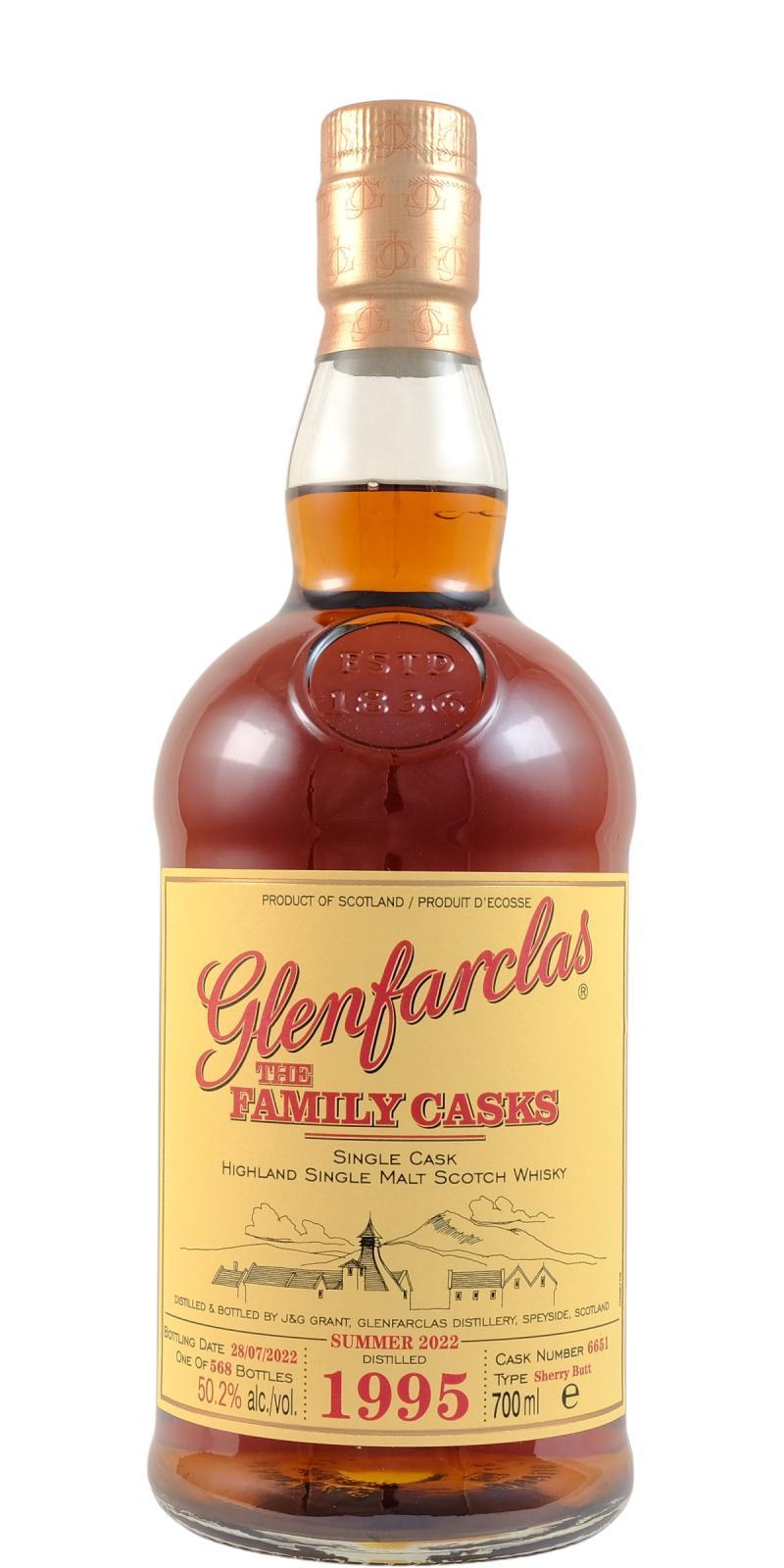 Glenfarclas 1995  The Family Casks (Release S22)
