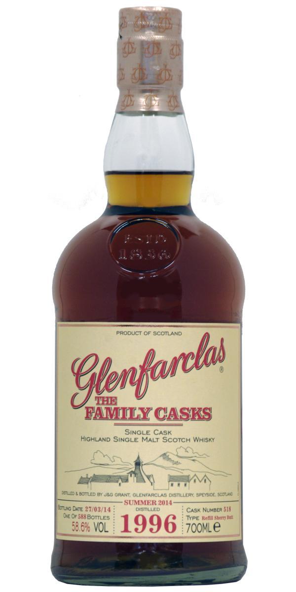 Glenfarclas 1996  The Family Casks (Release S14)
