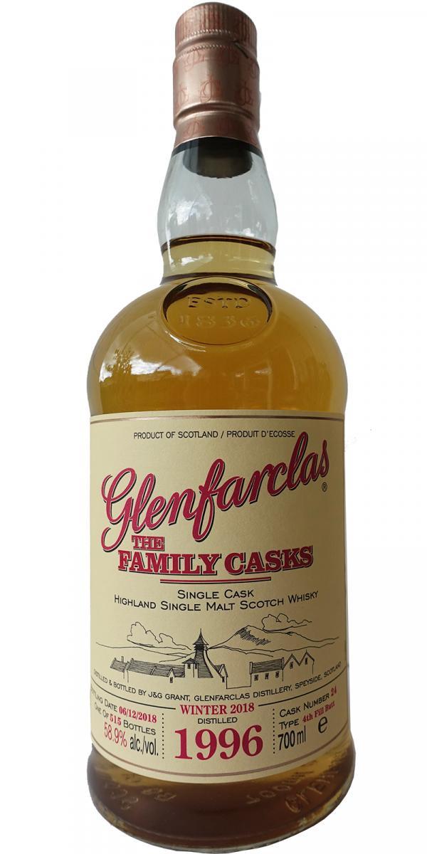 Glenfarclas 1996  The Family Casks (Release W18)
