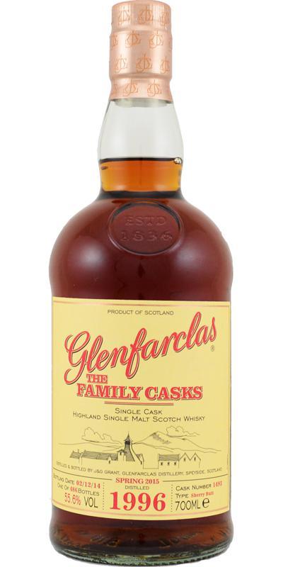 Glenfarclas 1996  The Family Casks (Release Sp15)