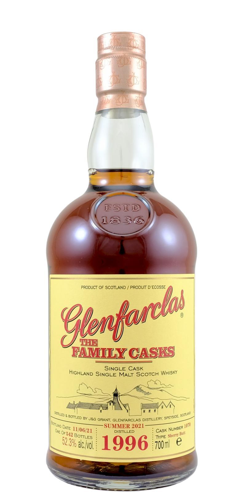Glenfarclas 1996  The Family Casks (Release S21)