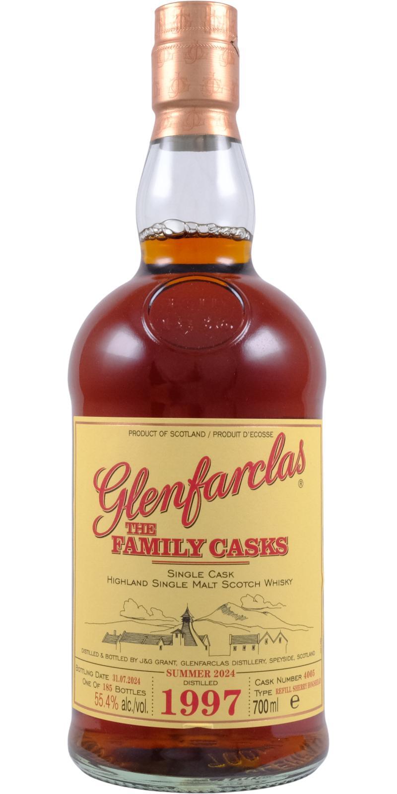 Glenfarclas 1997  The Family Casks (Release S24)