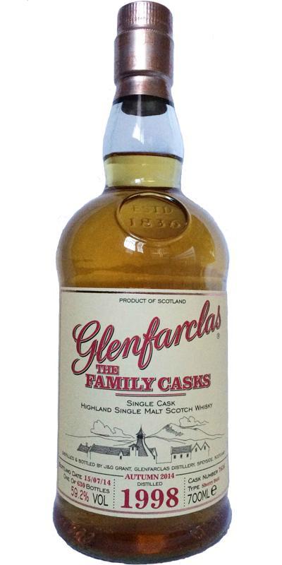 Glenfarclas 1998  The Family Casks (Release A14)