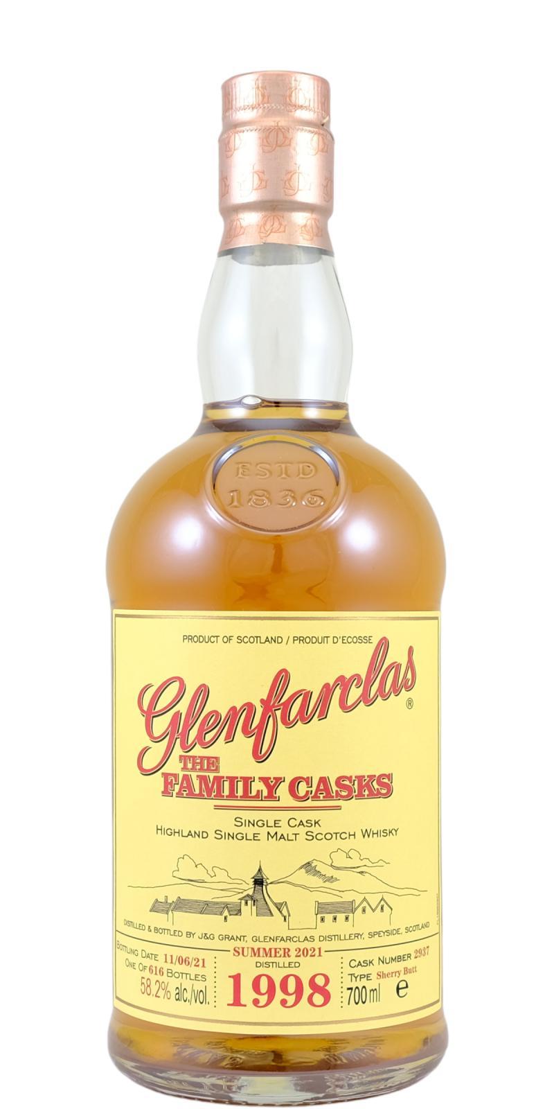 Glenfarclas 1998  The Family Casks (Release S21)