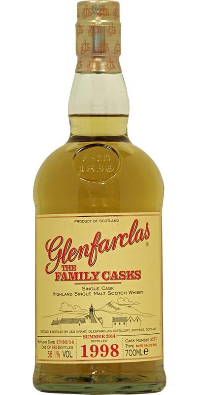 Glenfarclas 1998  The Family Casks (Release S14)