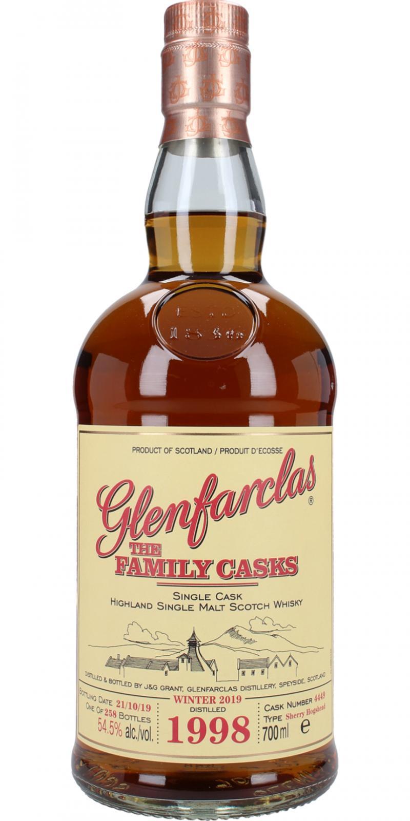 Glenfarclas 1998  The Family Casks (Release W19)