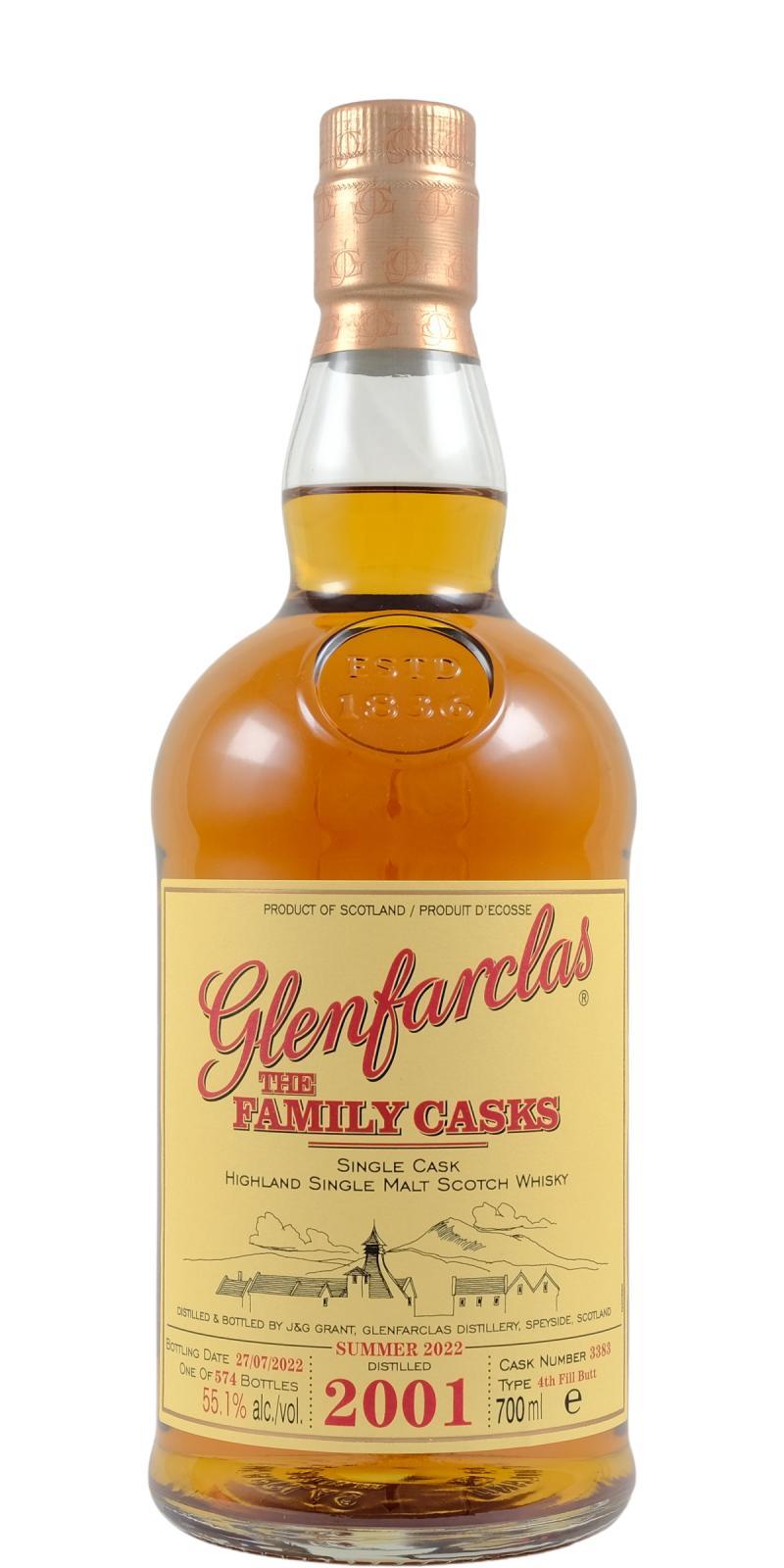 Glenfarclas 2001  The Family Casks (Release S22)