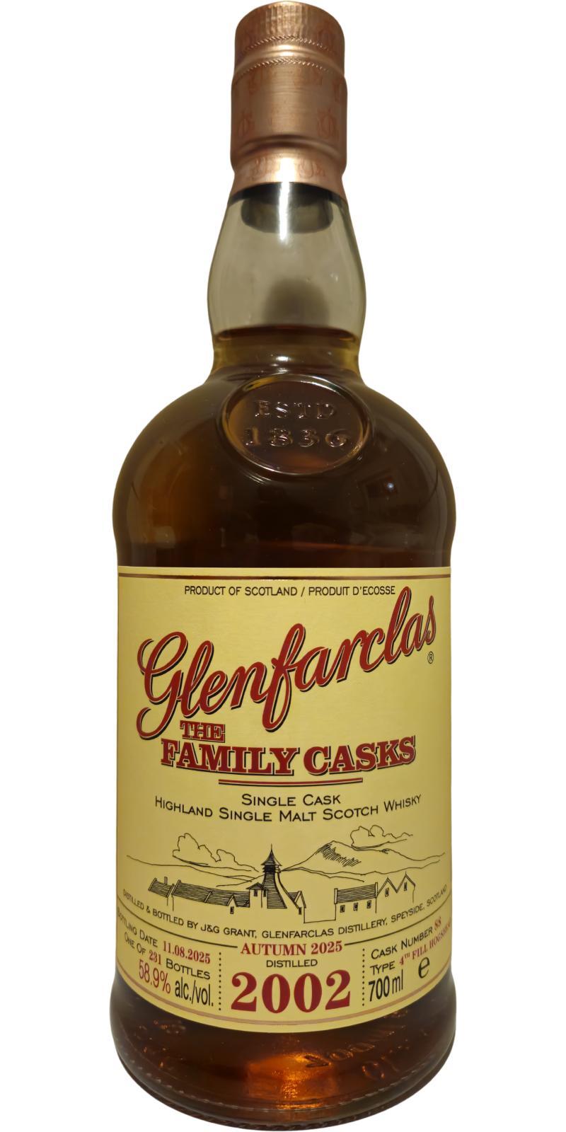 Glenfarclas 2002  The Family Casks (Release A25)