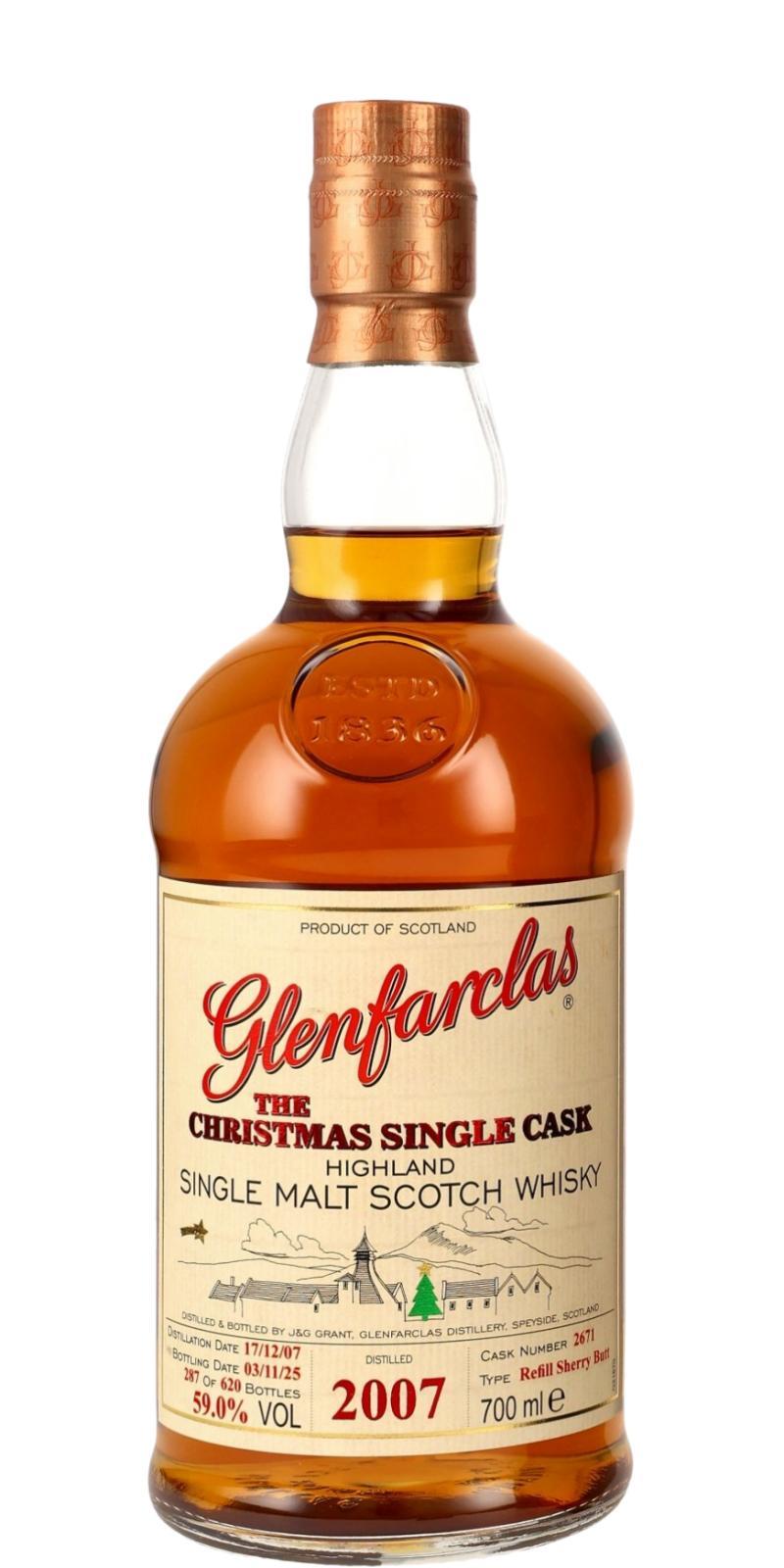 Glenfarclas 2007  The Christmas Single Cask