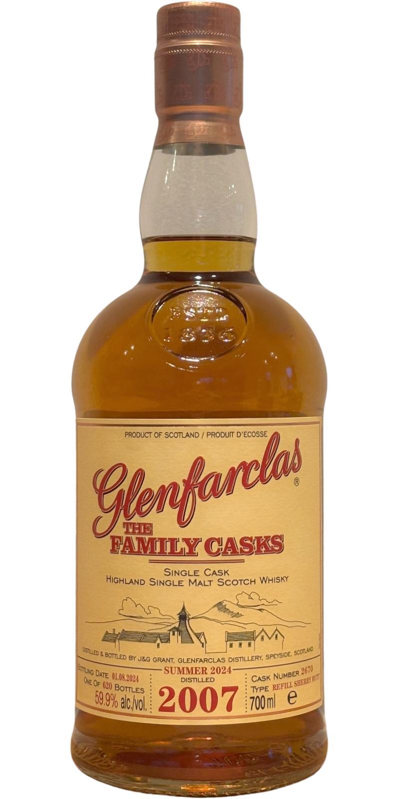 Glenfarclas 2007  The Family Casks (Release S24)