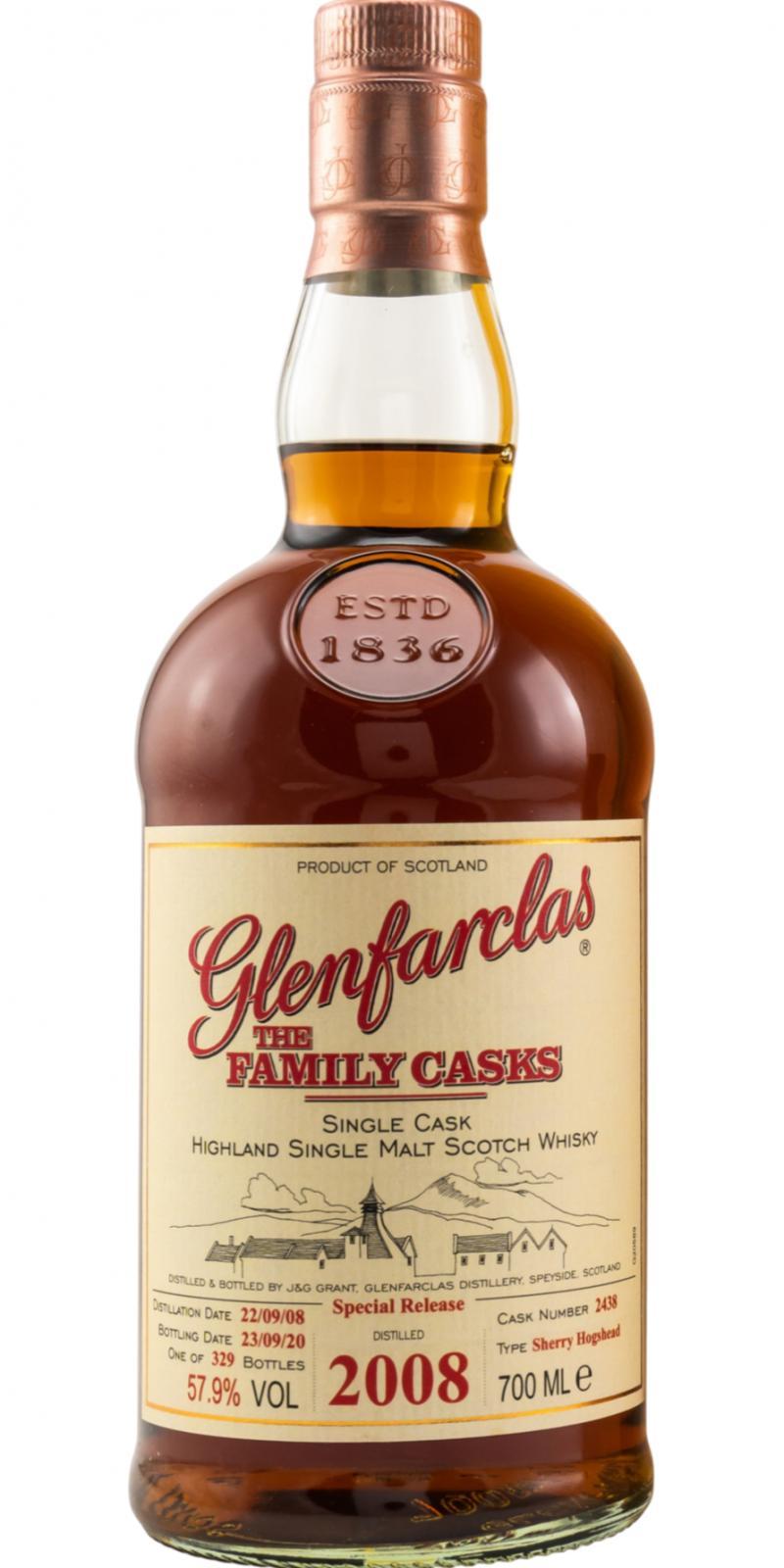 Glenfarclas 2008  The Family Casks - Special Release