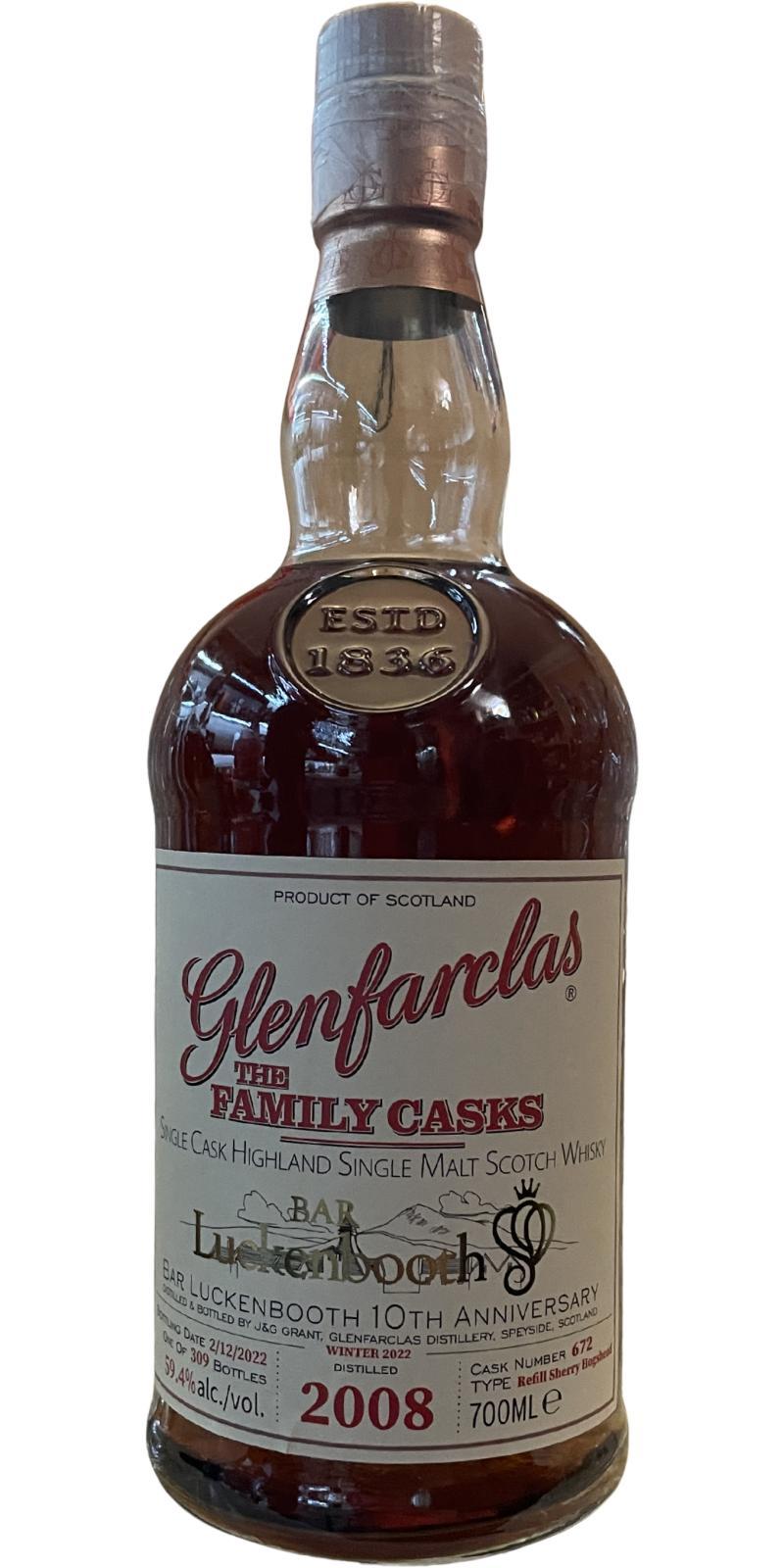 Glenfarclas 2008  The Family Casks - W22