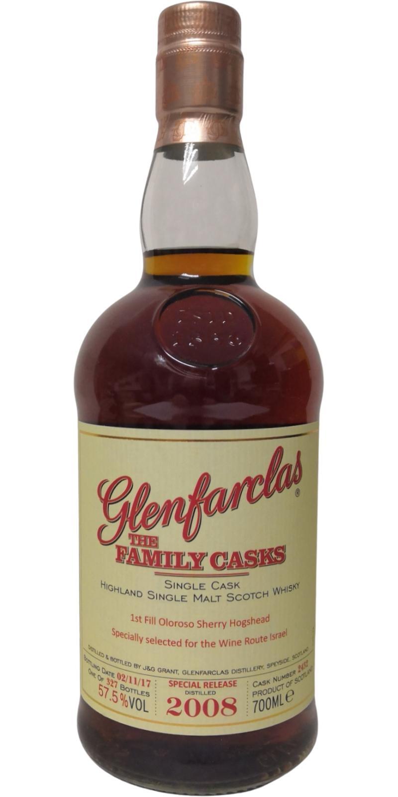 Glenfarclas 2008  The Family Casks - Special Release