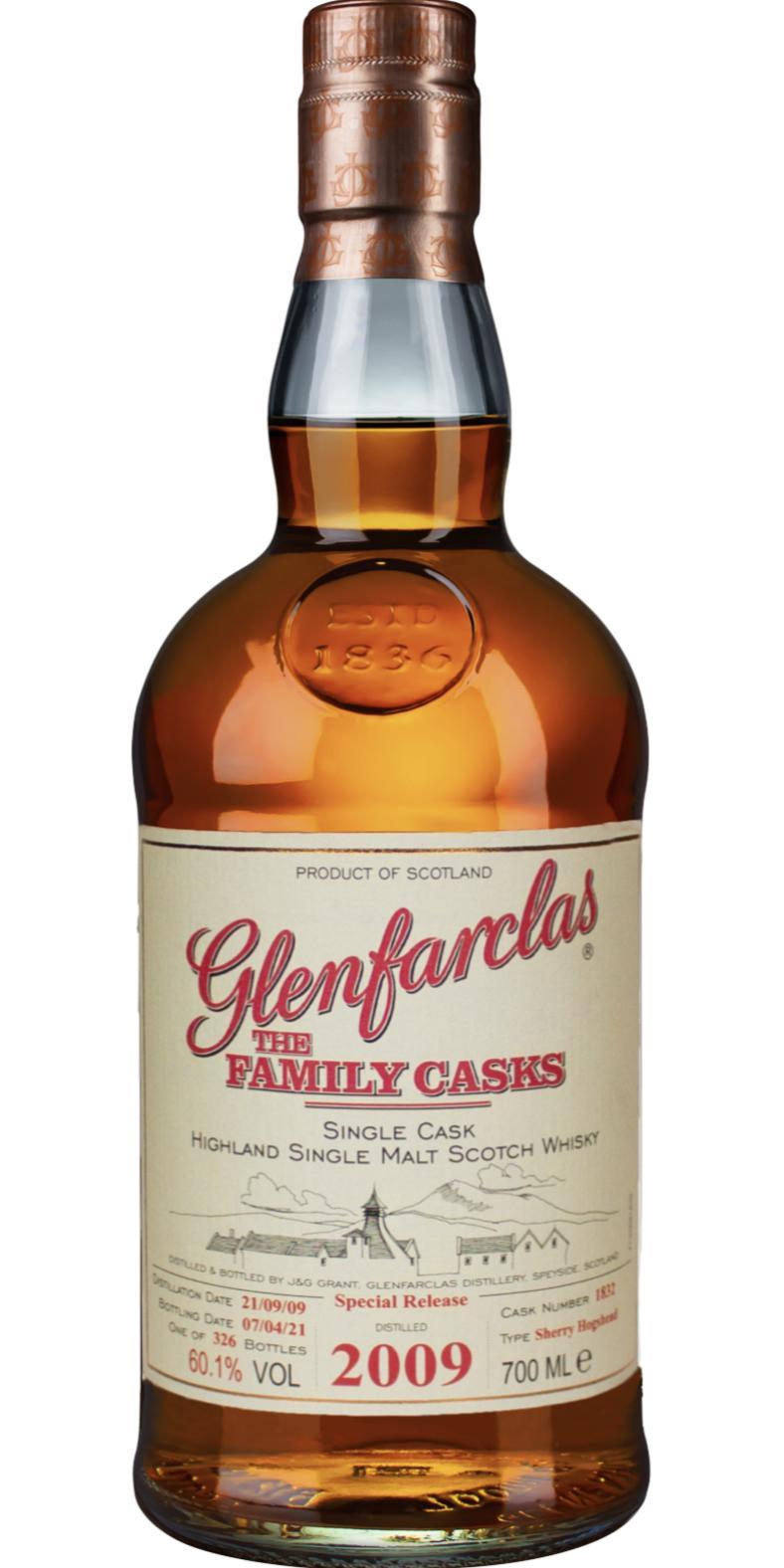 Glenfarclas 2009  The Family Casks - Special Release
