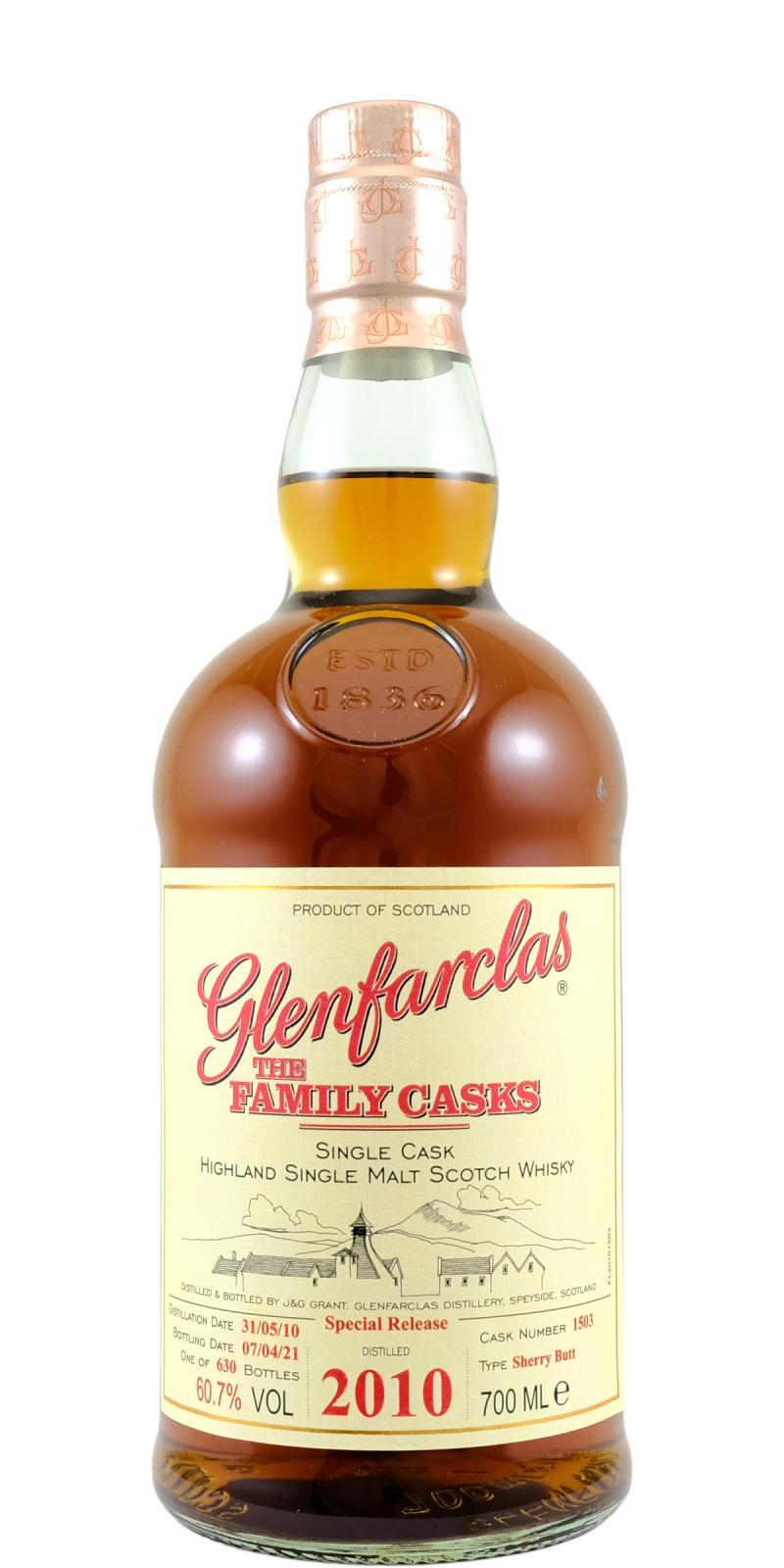 Glenfarclas 2010  The Family Casks - Special Release