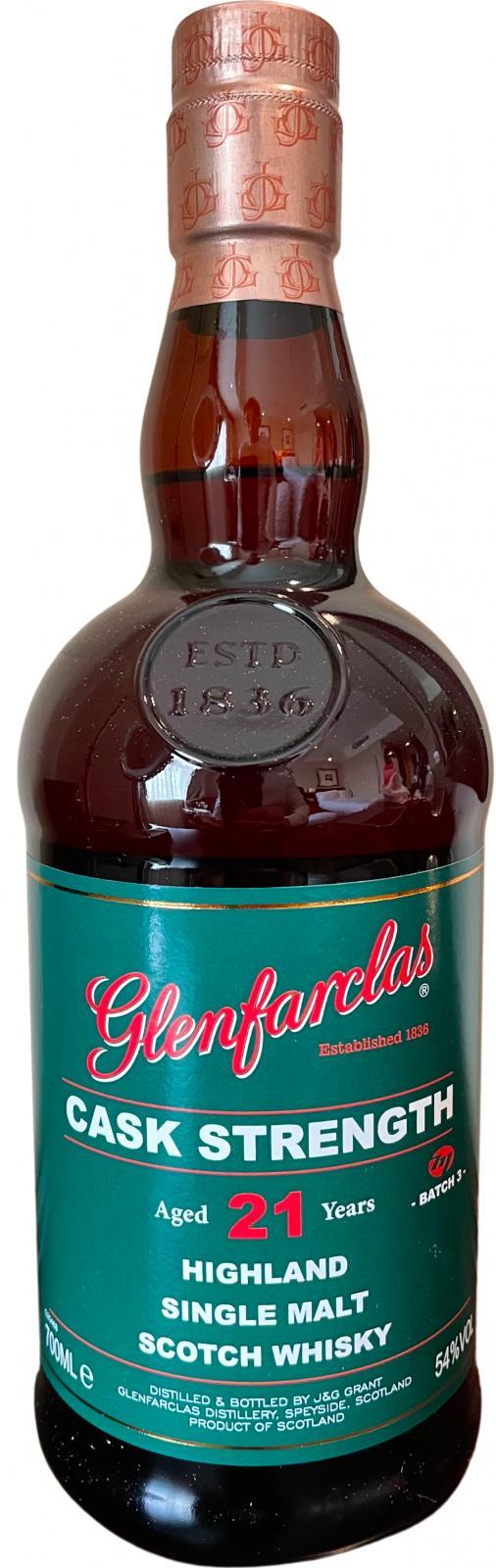Glenfarclas 21-year-old  Cask Strength