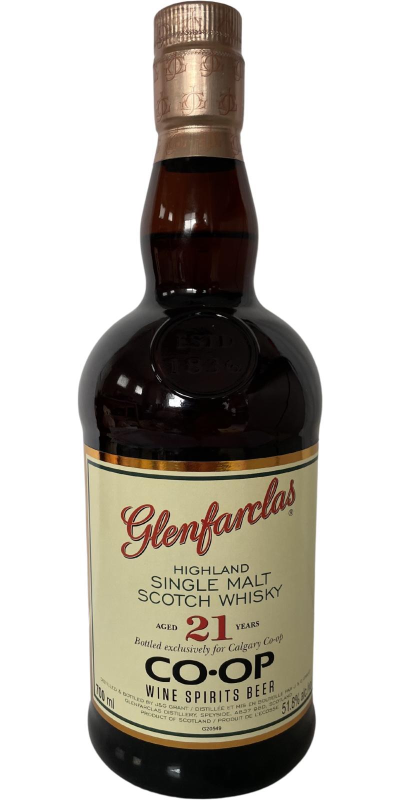 Glenfarclas 21-year-old  CO-OP Wine Spirits Beer