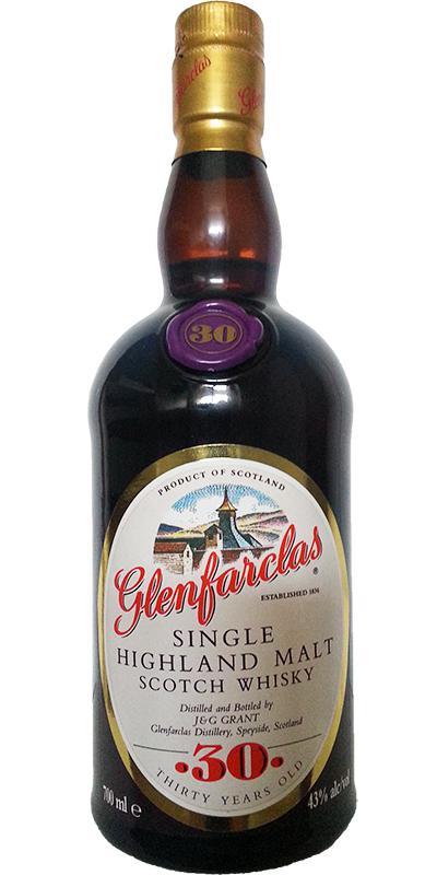 Glenfarclas 30-year-old  Golden 30, white letter 43% 700 ml