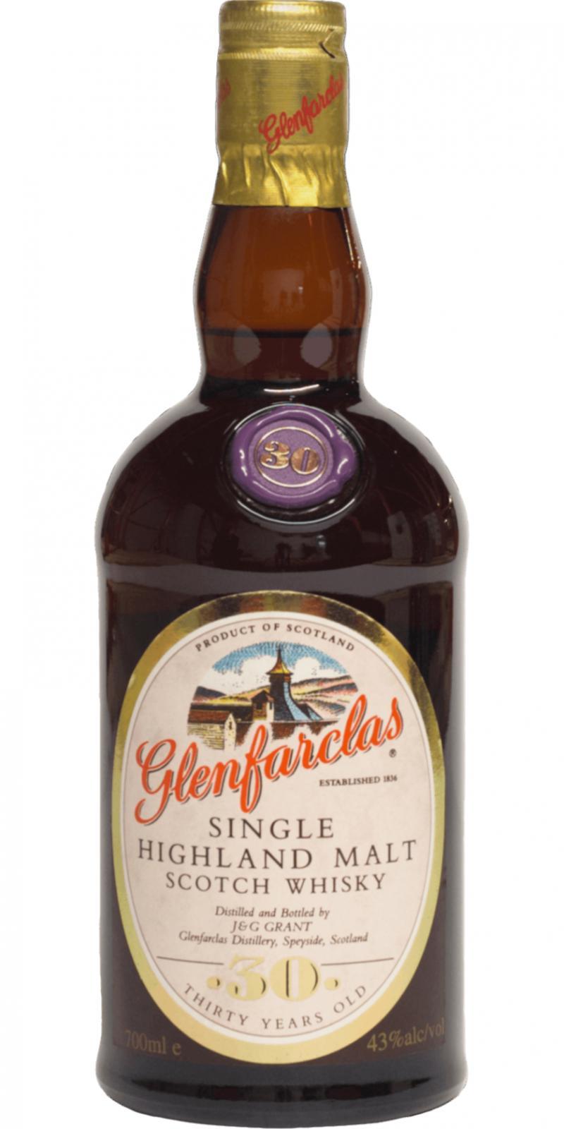 Glenfarclas 30-year-old  Golden 30, golden letter 43% 700 ml