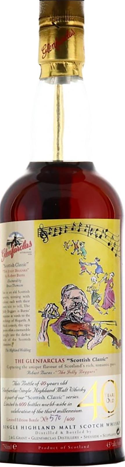 Glenfarclas 40-year-old Scottish Classic  The Jolly Beggars