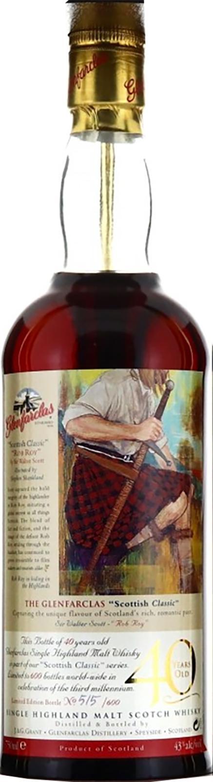 Glenfarclas 40-year-old Scottish Classic  Rob Roy