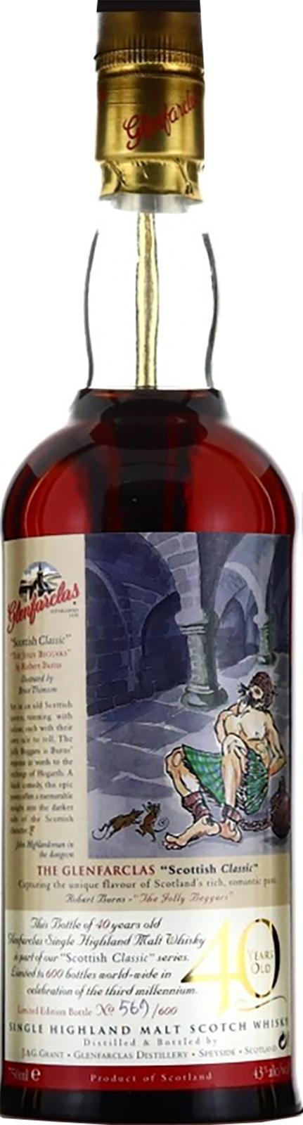 Glenfarclas 40-year-old Scottish Classic  The Jolly Beggars