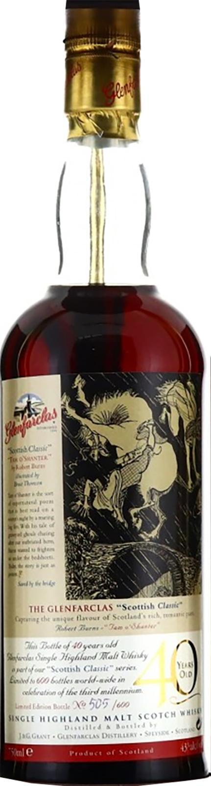 Glenfarclas 40-year-old Scottish Classic  Tam O' Shanter