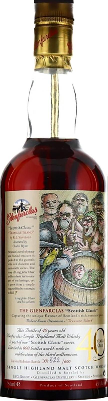 Glenfarclas 40-year-old Scottish Classic  Treasure Island