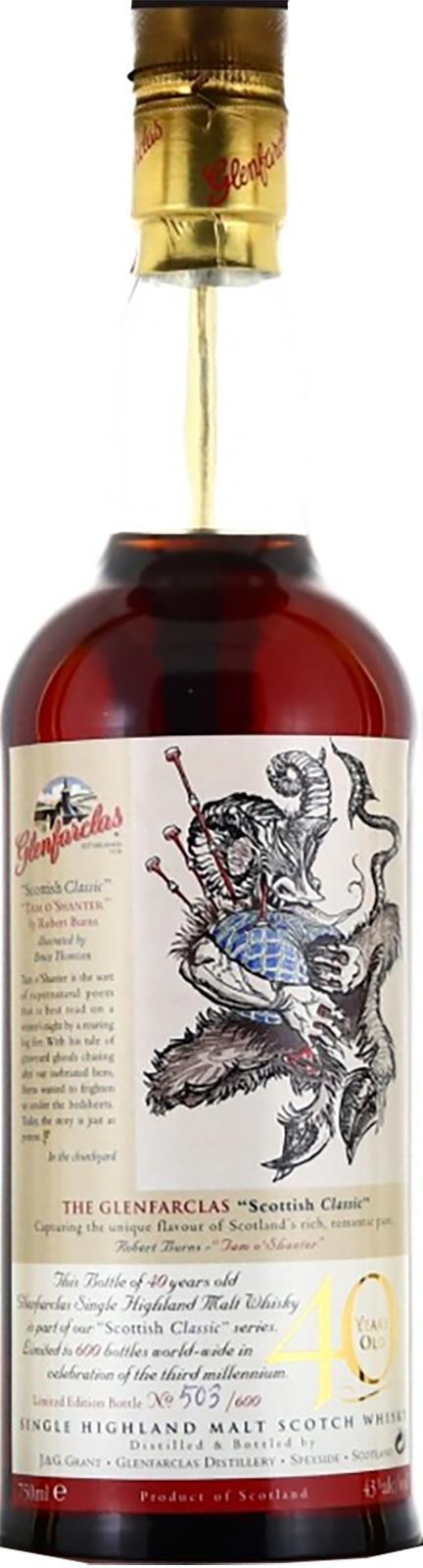 Glenfarclas 40-year-old Scottish Classic  Tam O' Shanter