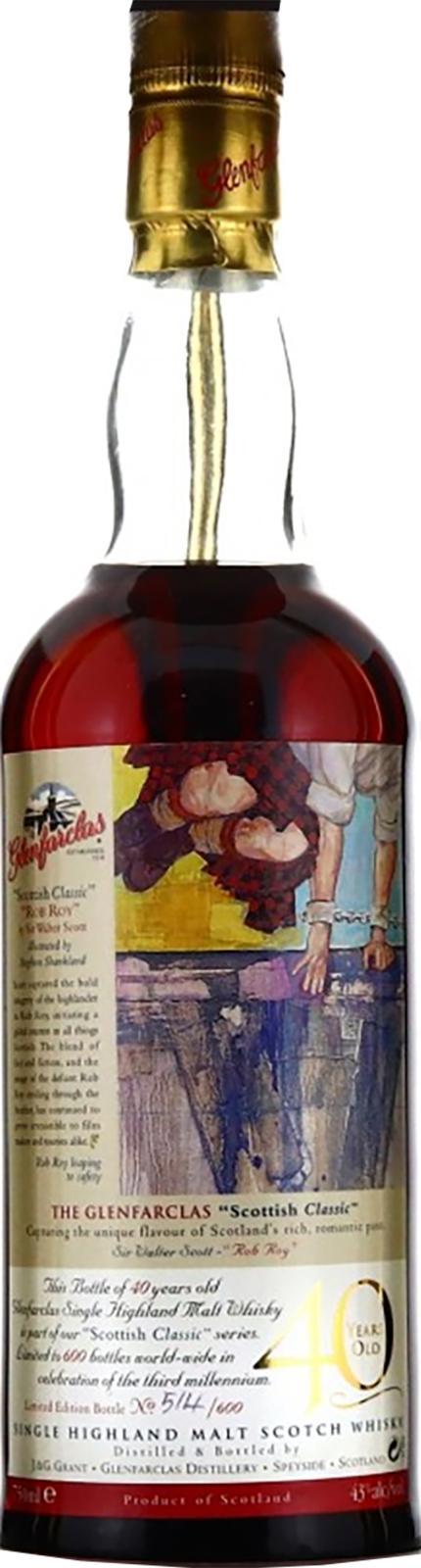 Glenfarclas 40-year-old Scottish Classic  Rob Roy