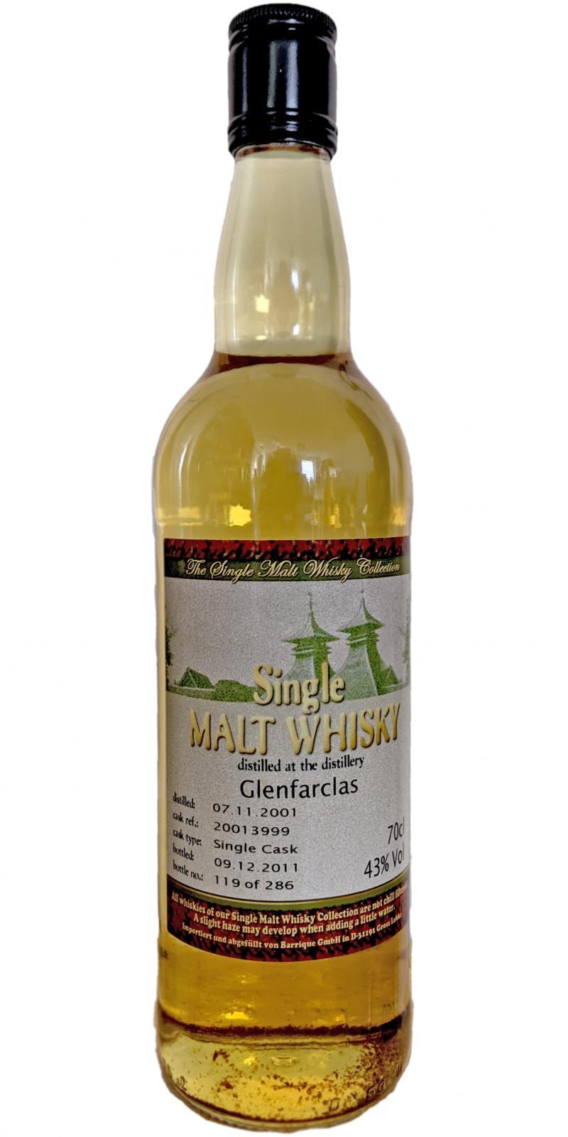 Glenfarclas 2001 Bq  The Single Malt Whisky Collection