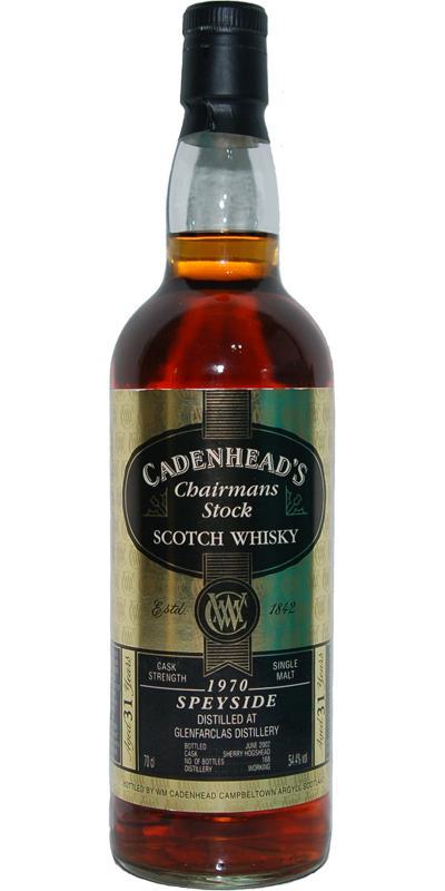 Glenfarclas 1970 CA  Chairman's Stock