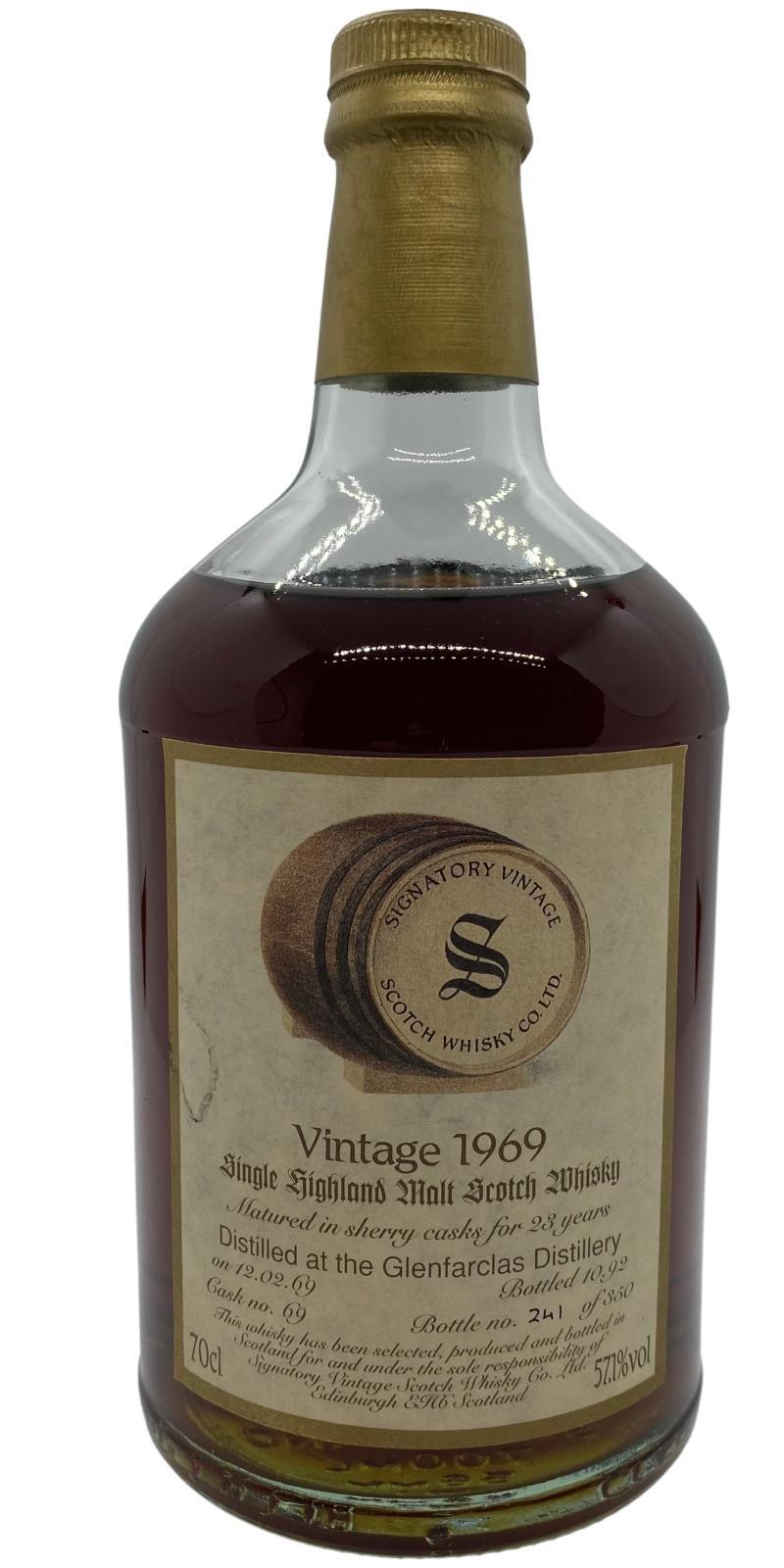 Glenfarclas 1969 SV  Vintage Collection - Dumpy