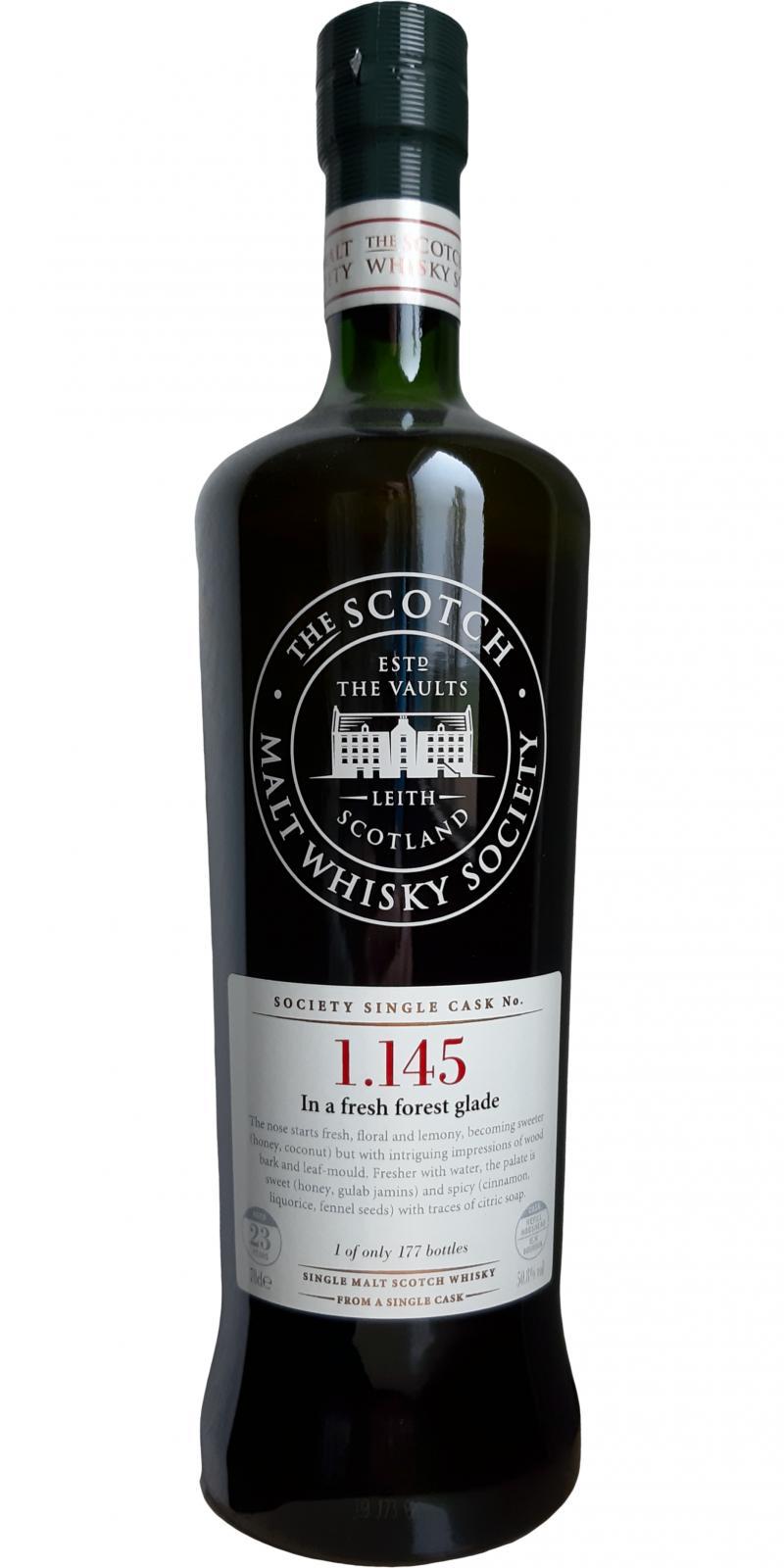 Glenfarclas 1985 SMWS 1.145  In a fresh forest glade