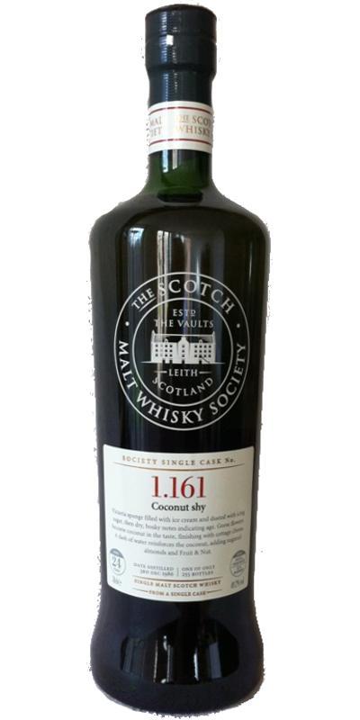 Glenfarclas 1986 SMWS 1.161  Coconut shy