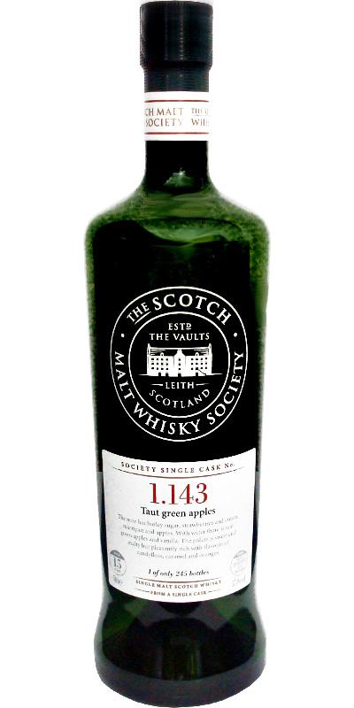 Glenfarclas 1993 SMWS 1.143  Taut green apples
