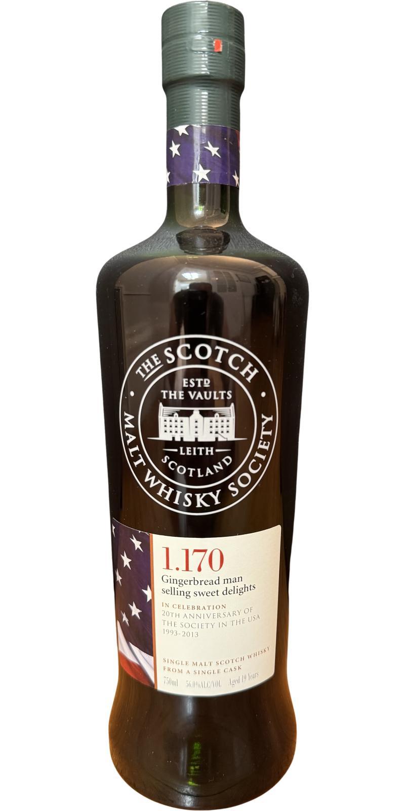 Glenfarclas 1993 SMWS 1.170  Gingerbread man selling sweet delights