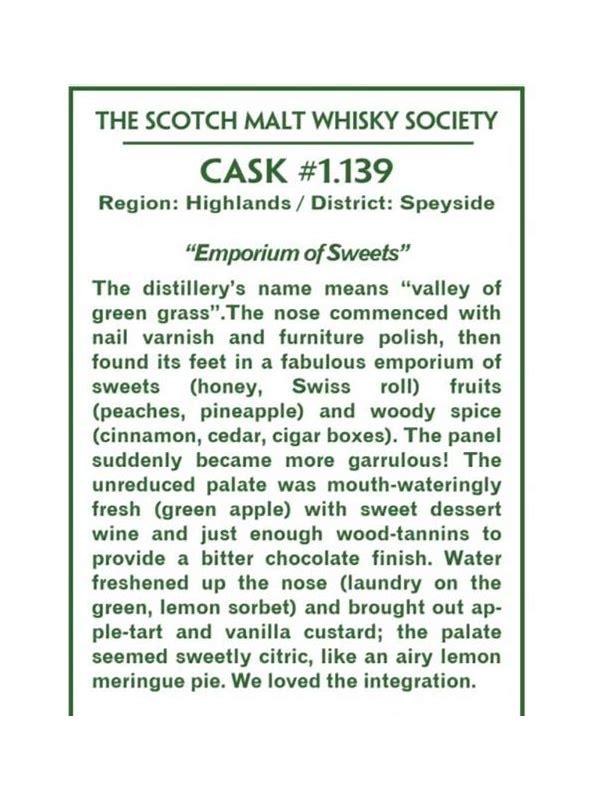 Glenfarclas 1993 SMWS 1.172  Sophisticated, delicate and feminine