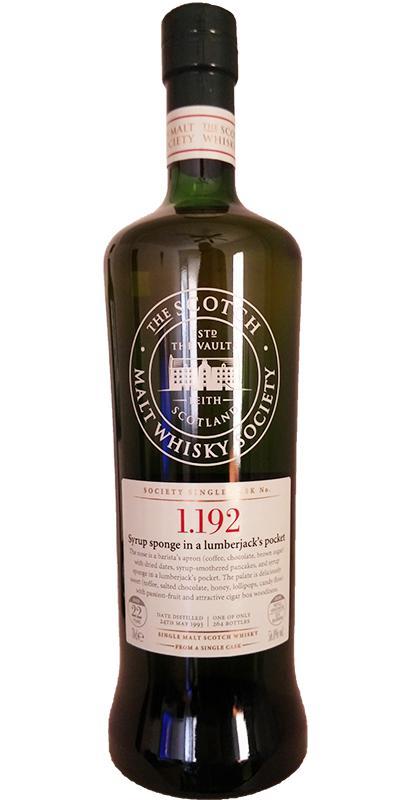 Glenfarclas 1993 SMWS 1.192  Syrup sponge in a lumberjack's pocket