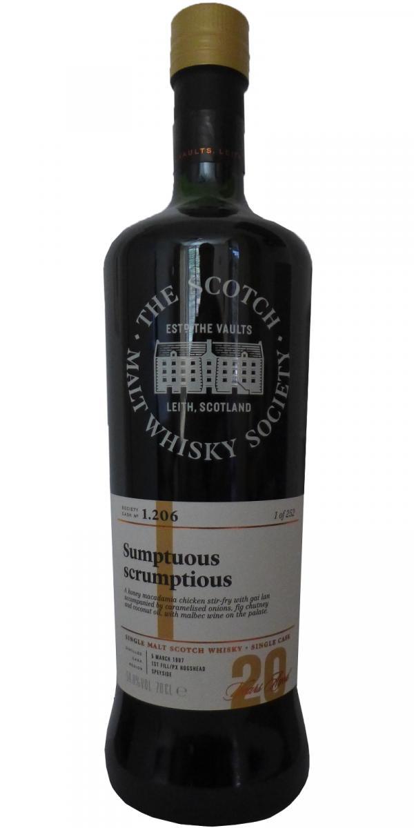 Glenfarclas 1997 SMWS 1.206  Sumptuous scrumptious
