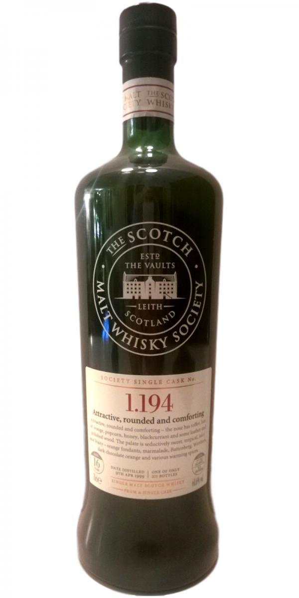 Glenfarclas 1999 SMWS 1.194  Attractive, rounded and comforting