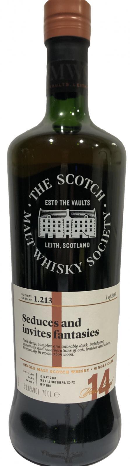 Glenfarclas 2004 SMWS 1.213  Seduces and invites fantasies