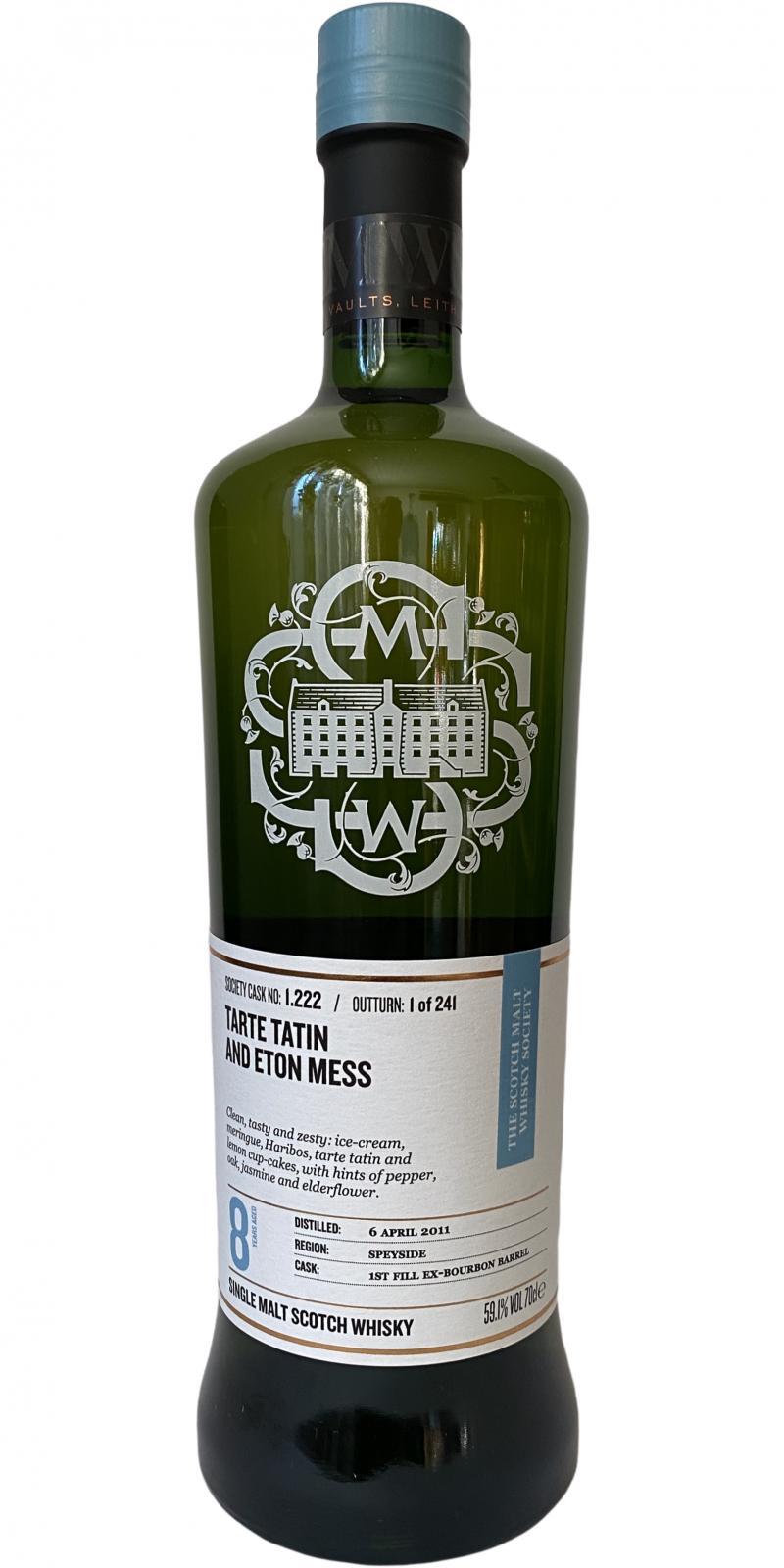 Glenfarclas 2011 SMWS 1.222  Tarte tatin and Eton mess