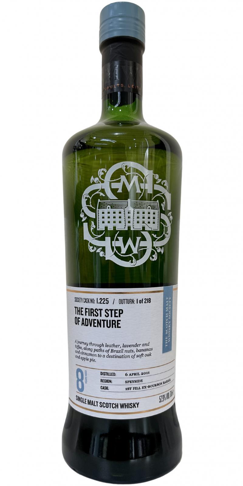 Glenfarclas 2011 SMWS 1.225  The first step of adventure