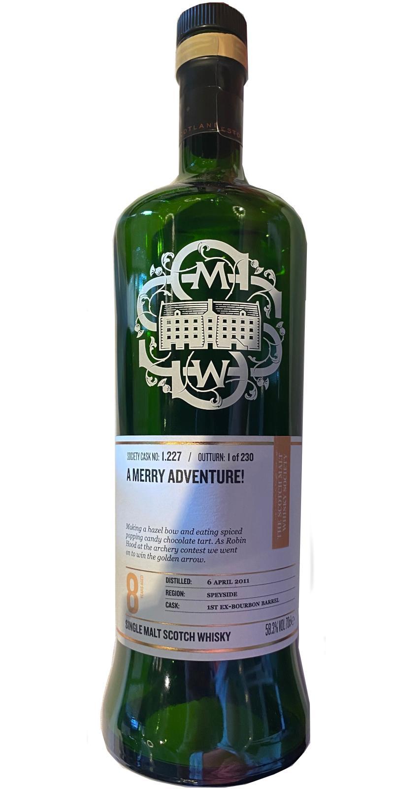 Glenfarclas 2011 SMWS 1.227  A merry adventure!