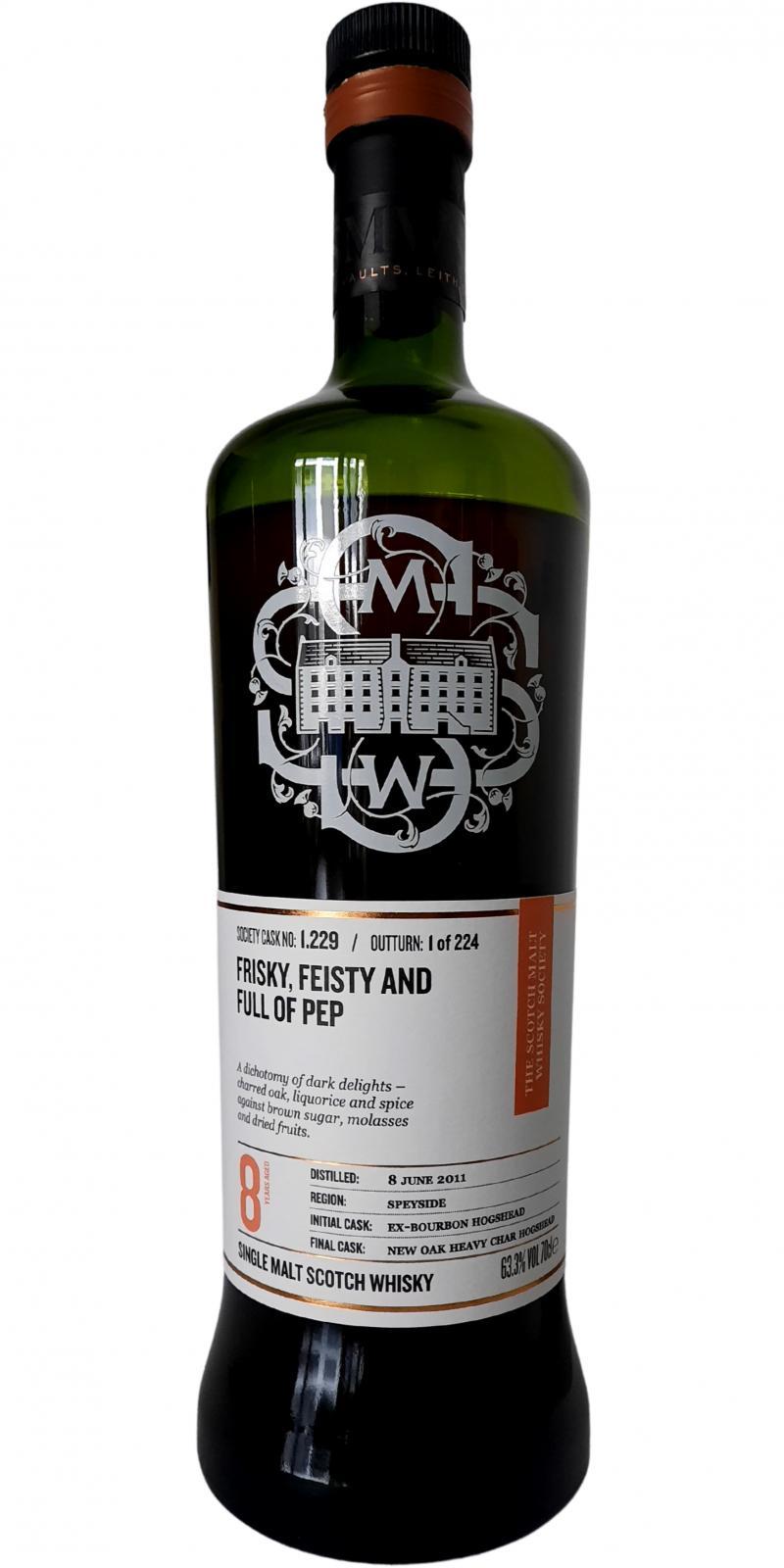 Glenfarclas 2011 SMWS 1.229  Frisky, feisty and full of pep