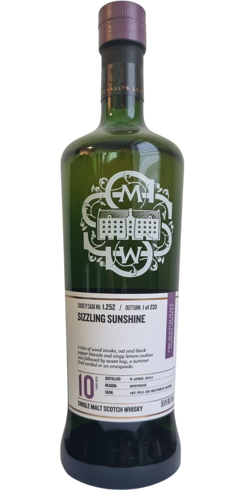 Glenfarclas 2011 SMWS 1.252  Sizzling sunshine
