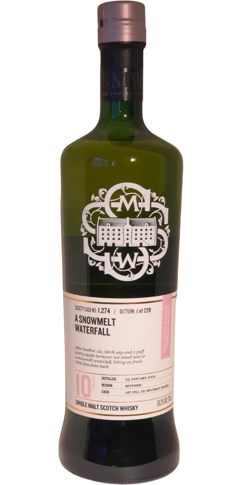 Glenfarclas 2012 SMWS 1.274  A snow melt waterfall