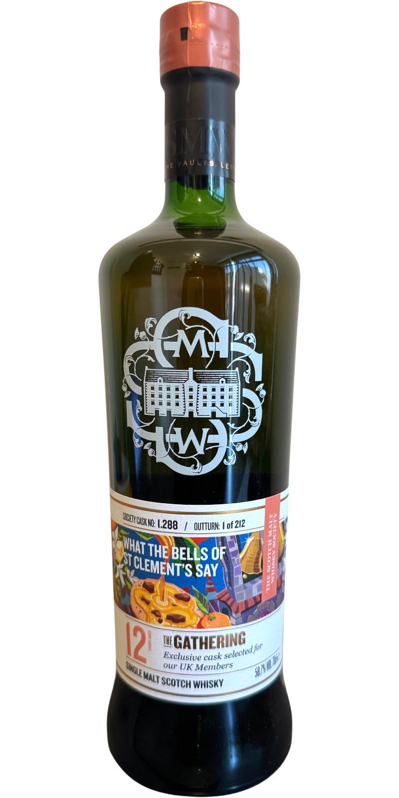 Glenfarclas 2012 SMWS 1.288  What the bells of St Clement's say