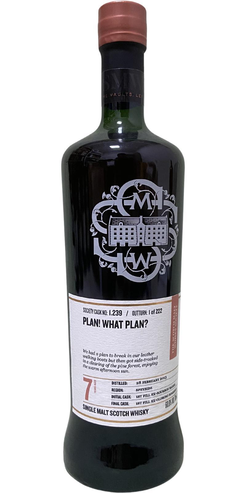 Glenfarclas 2013 SMWS 1.239  Plan! What plan?